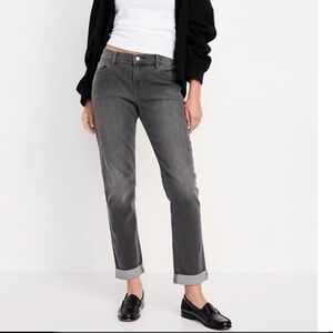 ✨ Old Navy Boyfriend Girlfriend Jeans Charcoal Gray